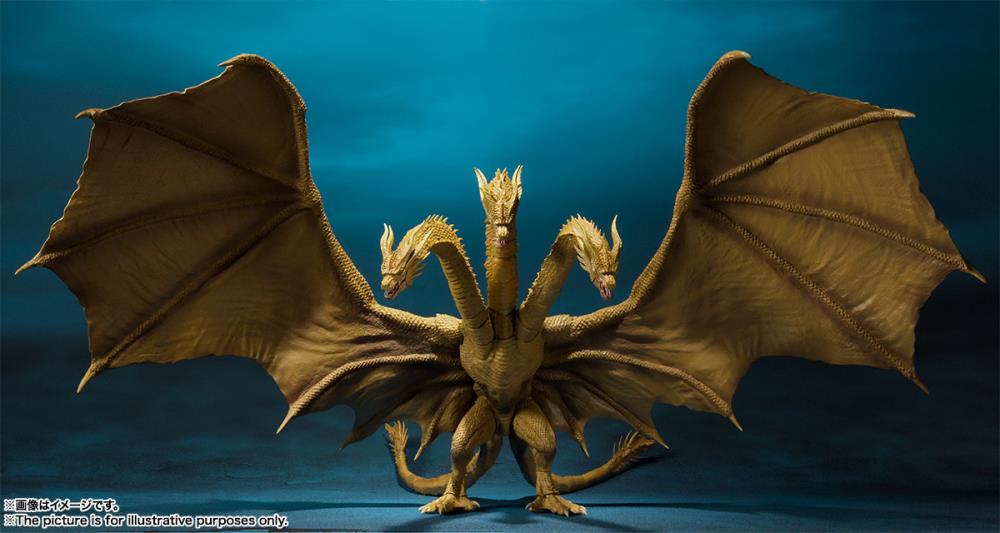 S.H. Monsterarts Godzilla: King of the Monsters Ghidorah Action Figure