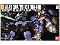 Gundam 1/144 HGUC #059 Gundam 0079 MS-09 Dom / MS-09R Rick-Dom Model Kit