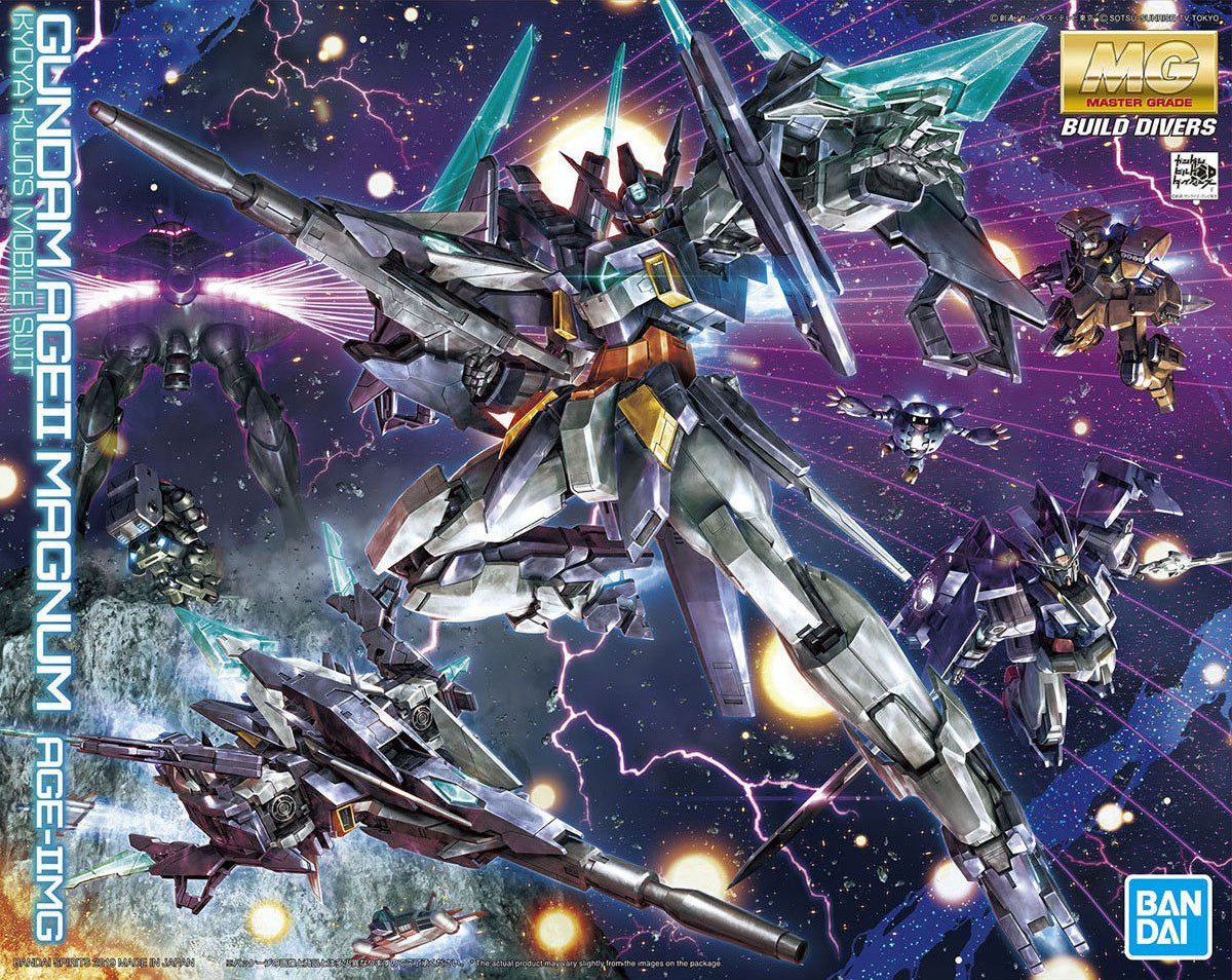 Gundam 1/100 MG Build Divers Gundam Age II Magnum Model Kit