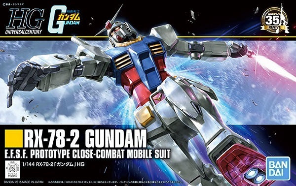 Gundam 1/144 HGUC #191 Gundam 0079 RX-78-2 Gundam Revive Model Kit 1