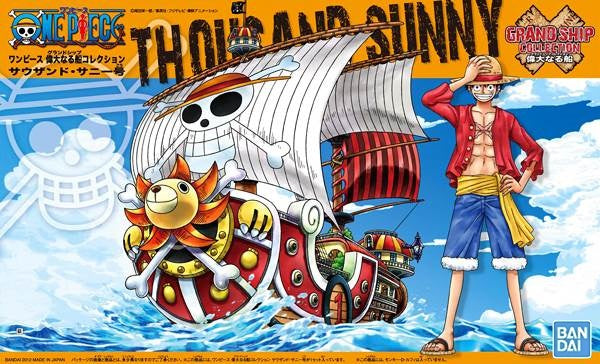 Bandai One Piece Grand Ship Collection #01 Thousand Sunny Model Kit