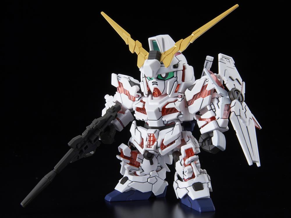 SD Gundam Cross Silhouette SDCS #012 Unicorn Gundam (Destroy Mode) RX-0 Model Kit 3