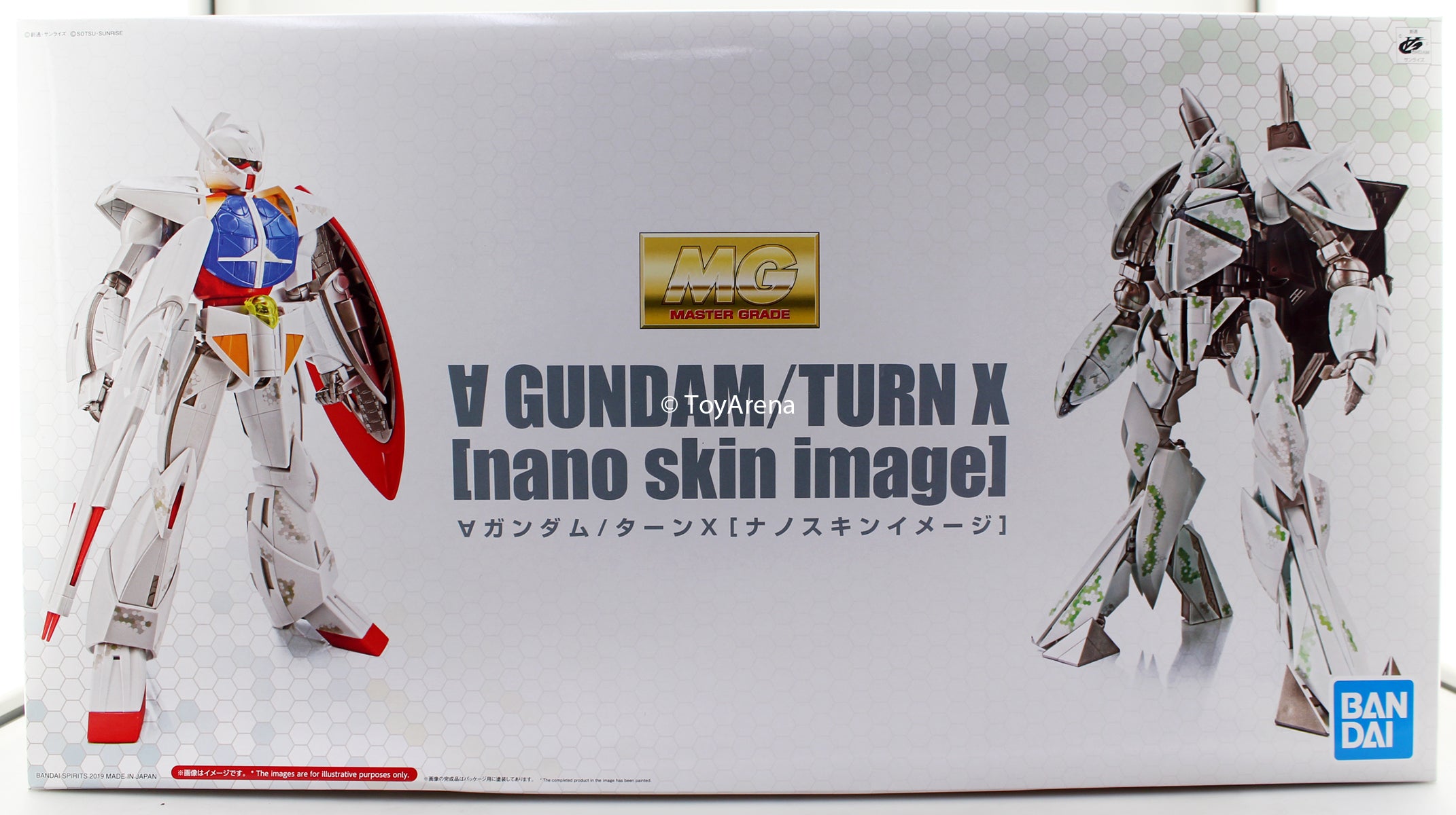 Gundam 1/100 MG Turn A & Turn X Nano Skin Image Version Exclusive Model Kit