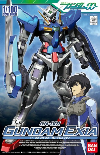 Gundam 1/100 NG 00 #01 GN-001 Gundam Exia Model Kit