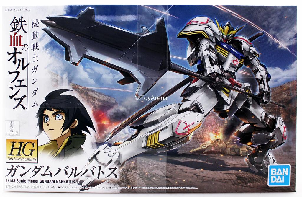 Bandai BAS5058222 1 by 100 Scale ASW-G-08 Gundam Barbatos MG Model Kit,  from Gundam IBO 