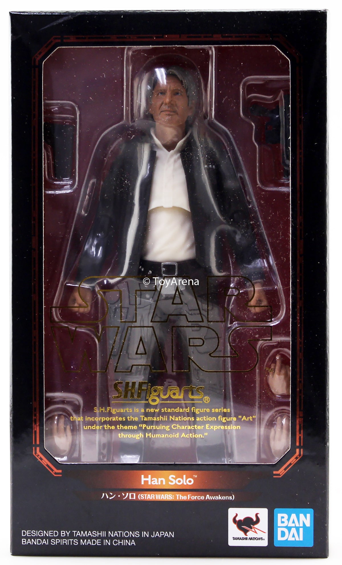 S.H. Figuarts Han Solo The Force Awakens Star Wars Episode VII Action Figure