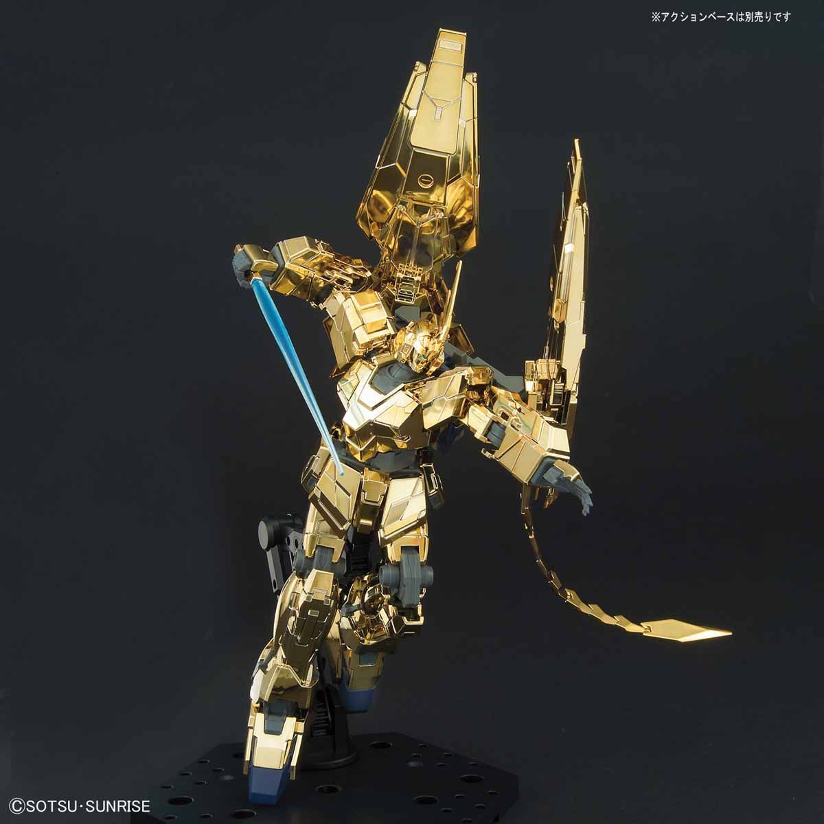 Gundam 1/144 HGUC #227 RX-0 Unicorn Gundam 03 Phenex Unicorn Mode Narrative Ver Gold Coating 6