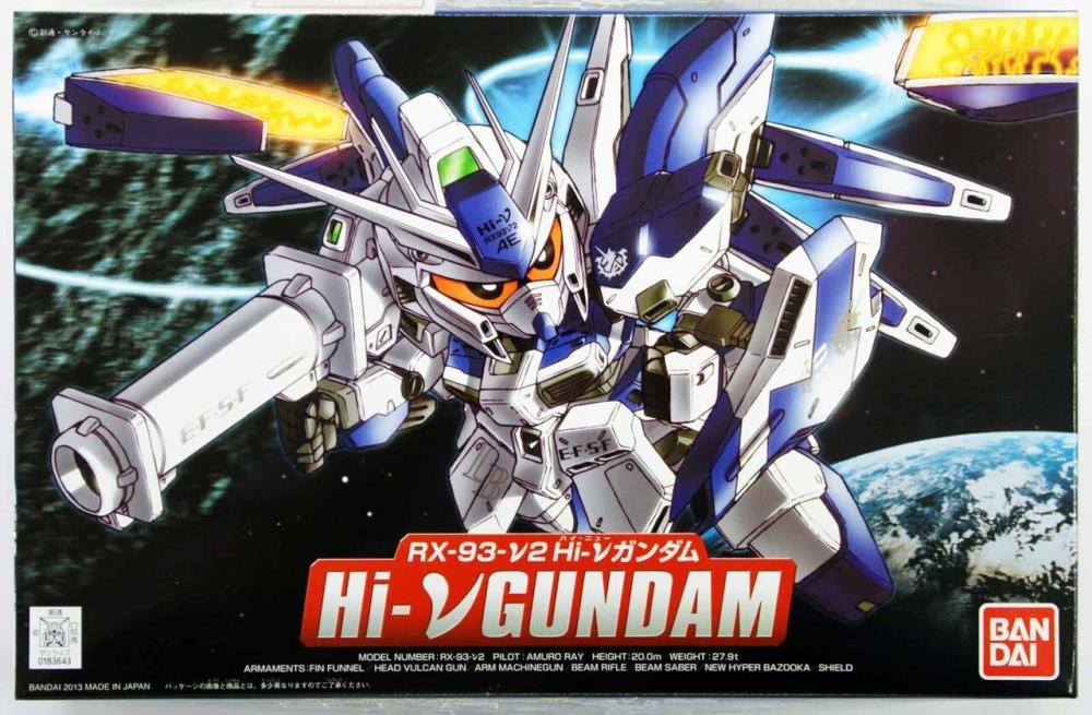 Gundam SD BB #384 RX-93-v2 Hi-v Hi-nu Gundam Model Kit