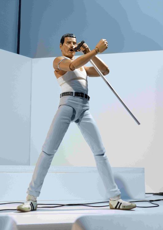 S.H. Figuarts Queen (Live Aid Ver.) Freddie Mercury Action Figure 1