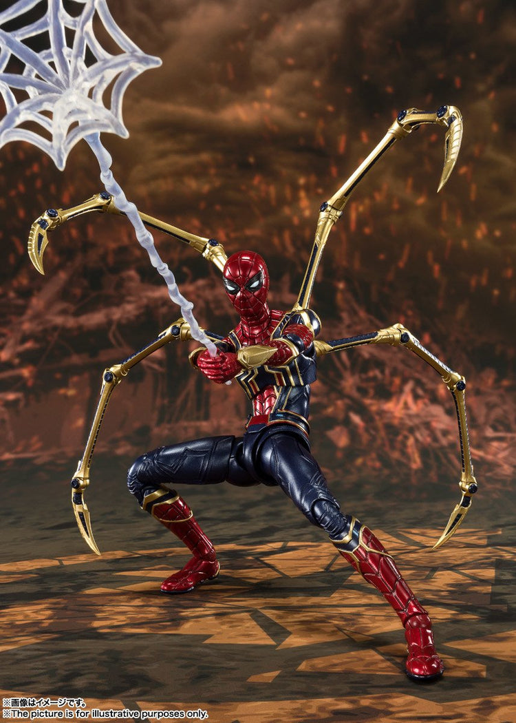 S.H. Figuarts Avengers: Endgame Final Battle Edition Iron Spider-Man Action Figure 6