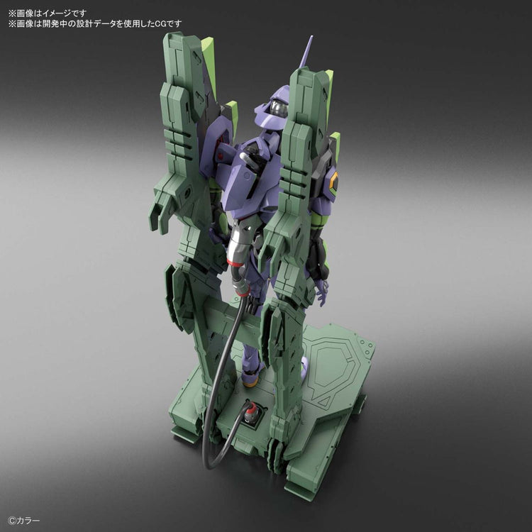 Bandai RG Neon Genesis Evangelion Unit-01 Test Type (DX Transport Stand Set) Model Model Kit 3