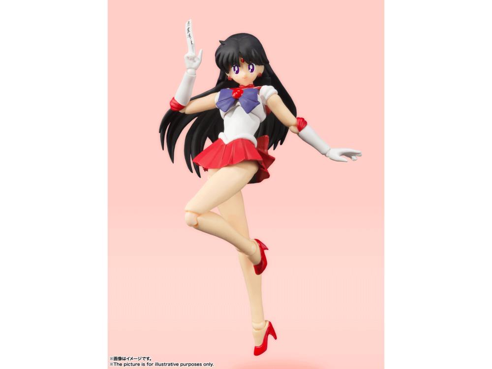 S.H. Figuarts Sailor Mars Animation Color Edition Sailor Moon Action Figure