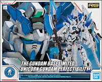 Gundam 1/144 RG Unicorn Gundam Perfectibility The Gundam Base Limited Model Kit Exclusive