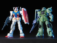 Gundam 1/144 HGUC RX-78-2 Gundam Vs. Zaku II Gunpla Starter Set Model Kit