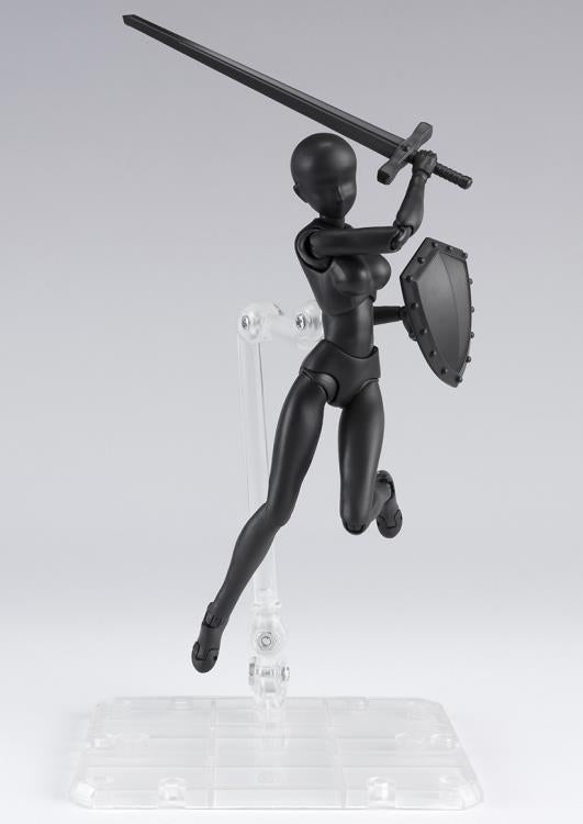 Null Chan Figure S.H. Figuarts Woman Female Body Chan Solid Black Color Ver. DX Set 2 A