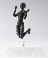 S.H. Figuarts Woman Female Body Chan Solid Black Color Ver. DX Set 2 Action Figure