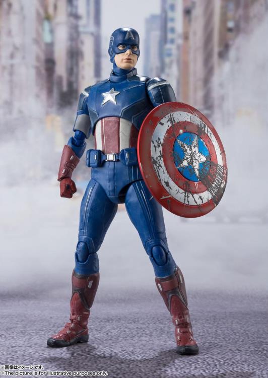 S.H. Figuarts Avengers Captain America (Avengers Assemble Edition) Action Figure