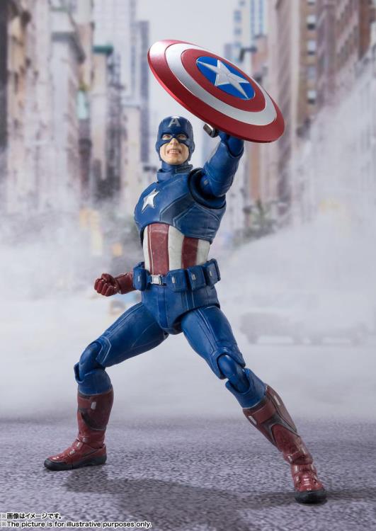 S.H. Figuarts Avengers Captain America (Avengers Assemble Edition) Action Figure