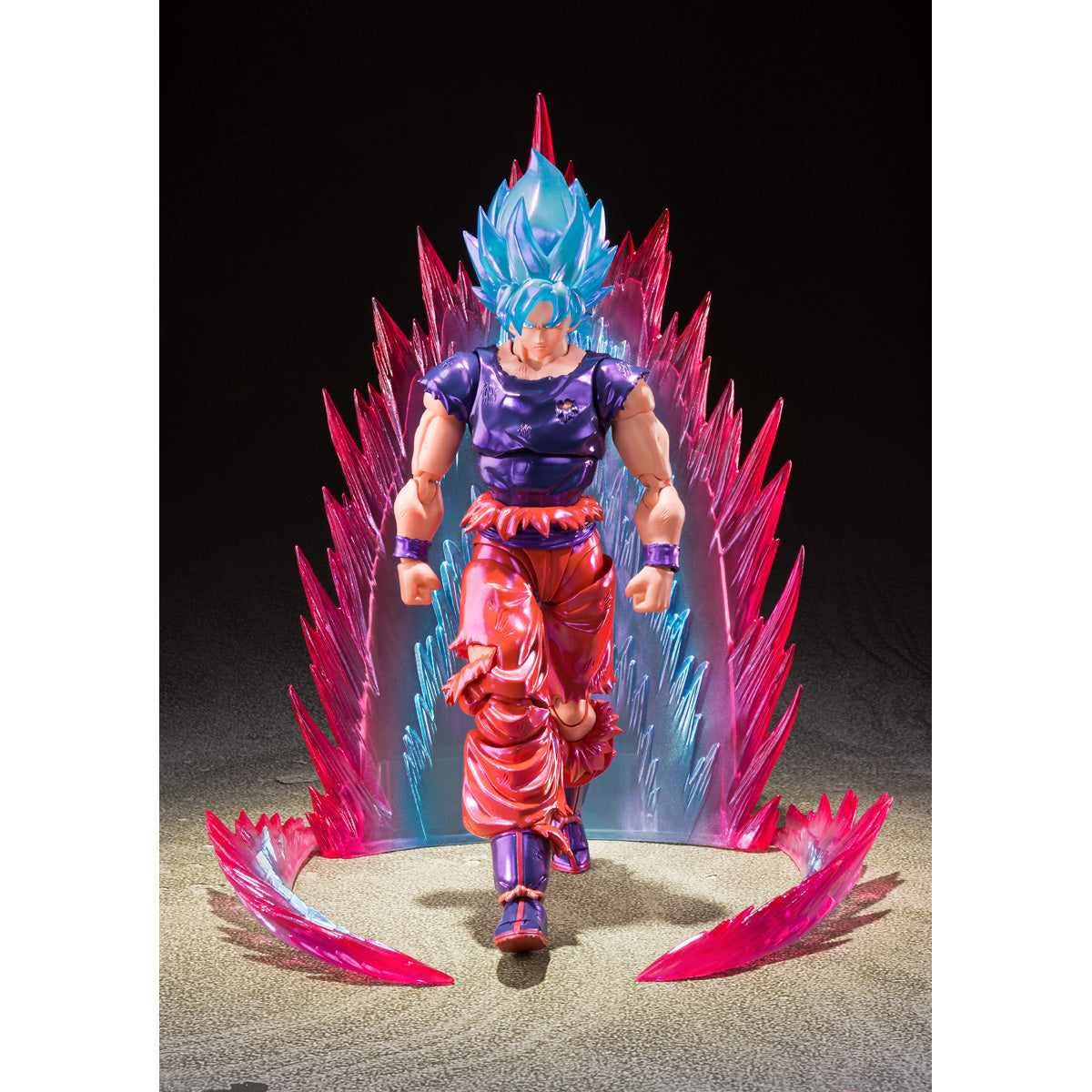 S.H. Figuarts Dragon Ball Super Saiyan God Super Saiyan Son Goku Kaio-Ken Event Exclusive Color Edition Action Figure