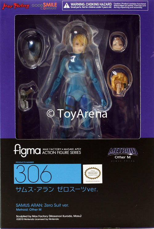 Figma #306 Samus Aran: Zero Suit Metroid: Other M