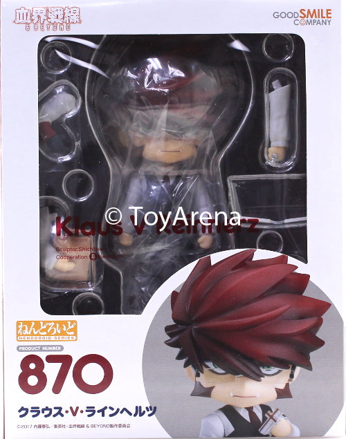 Nendoroid #870 Klaus V Reinherz Blood Blockade Battlefront & Beyond