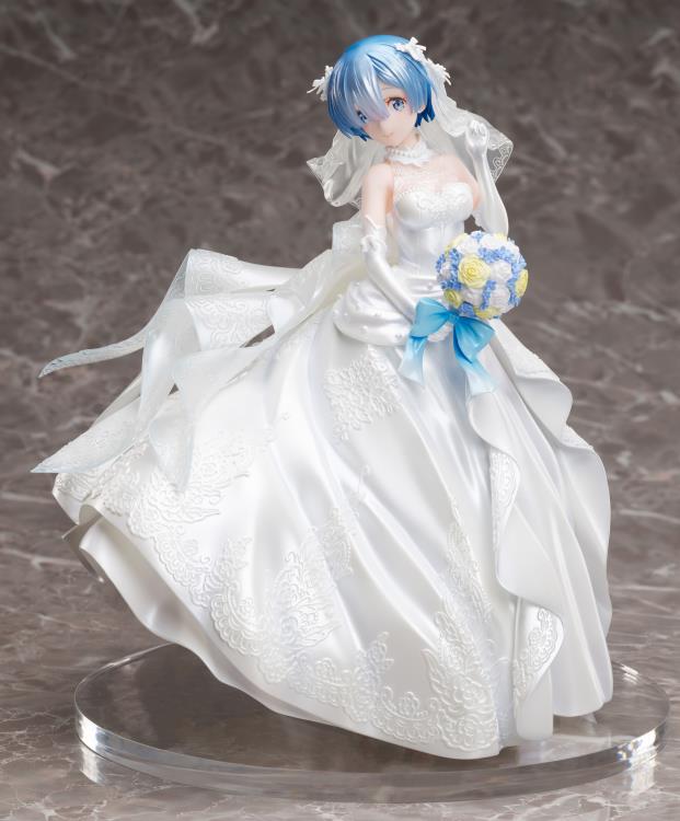 Furyu F:Nex 1/7 Re:Zero Starting Life in Another World Rem (Wedding Dress) Scale Statue Figure