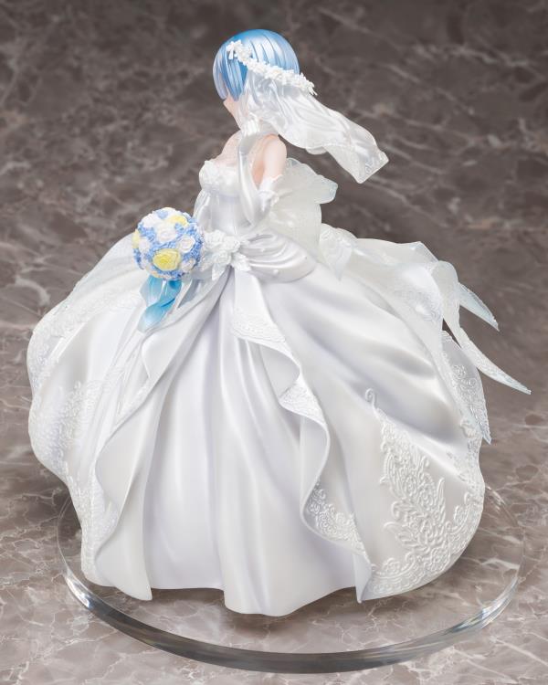 Furyu F:Nex 1/7 Re:Zero Starting Life in Another World Rem (Wedding Dress) Scale Statue Figure