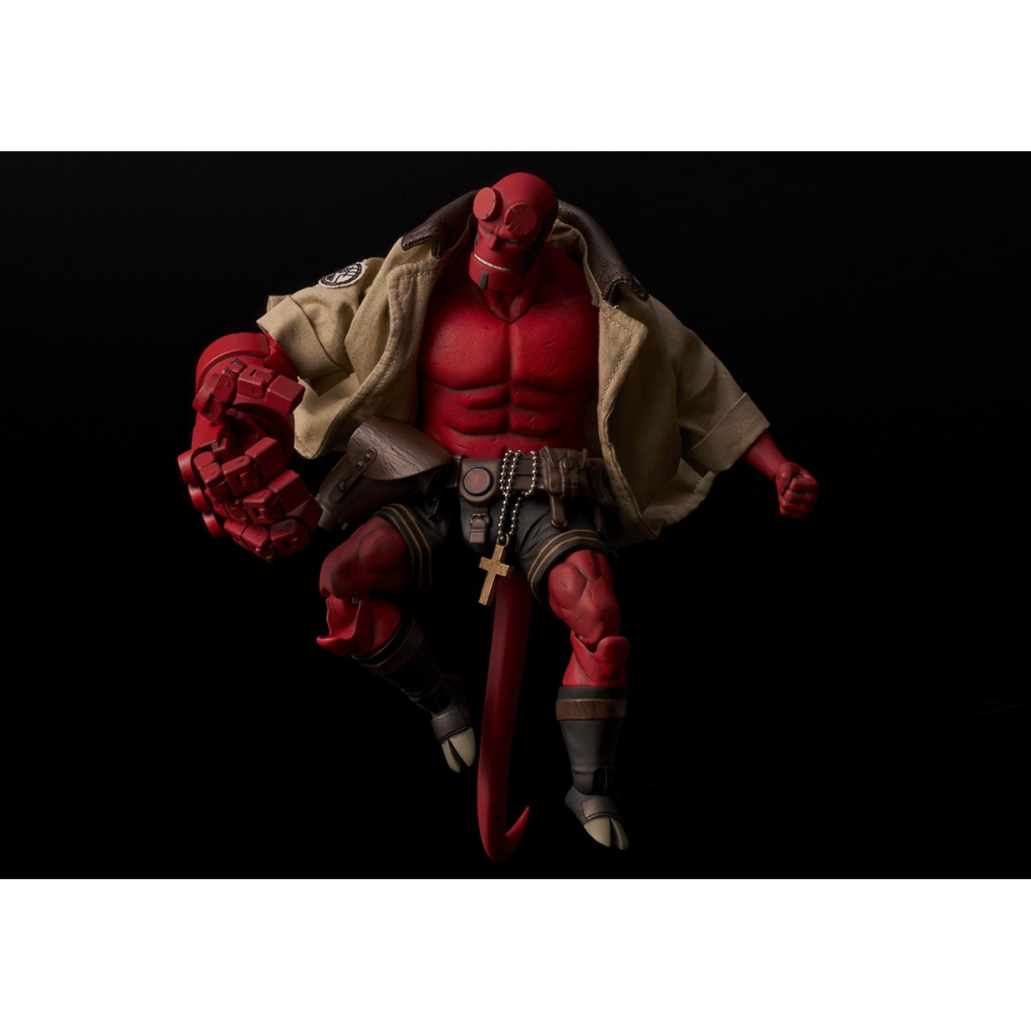 1000toys (Sen-Toys) Hellboy 1/12 with PX Preview Exclusive BPRD Shirt Action Figure