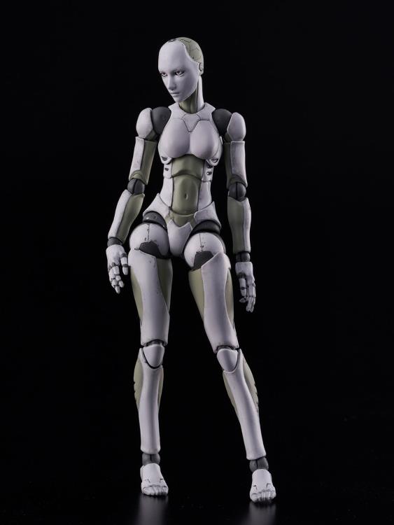 1000toys (Sen-Toys) 1/12 TOA Heavy Industries Synthetic Human (Female) Green / White Action Figure