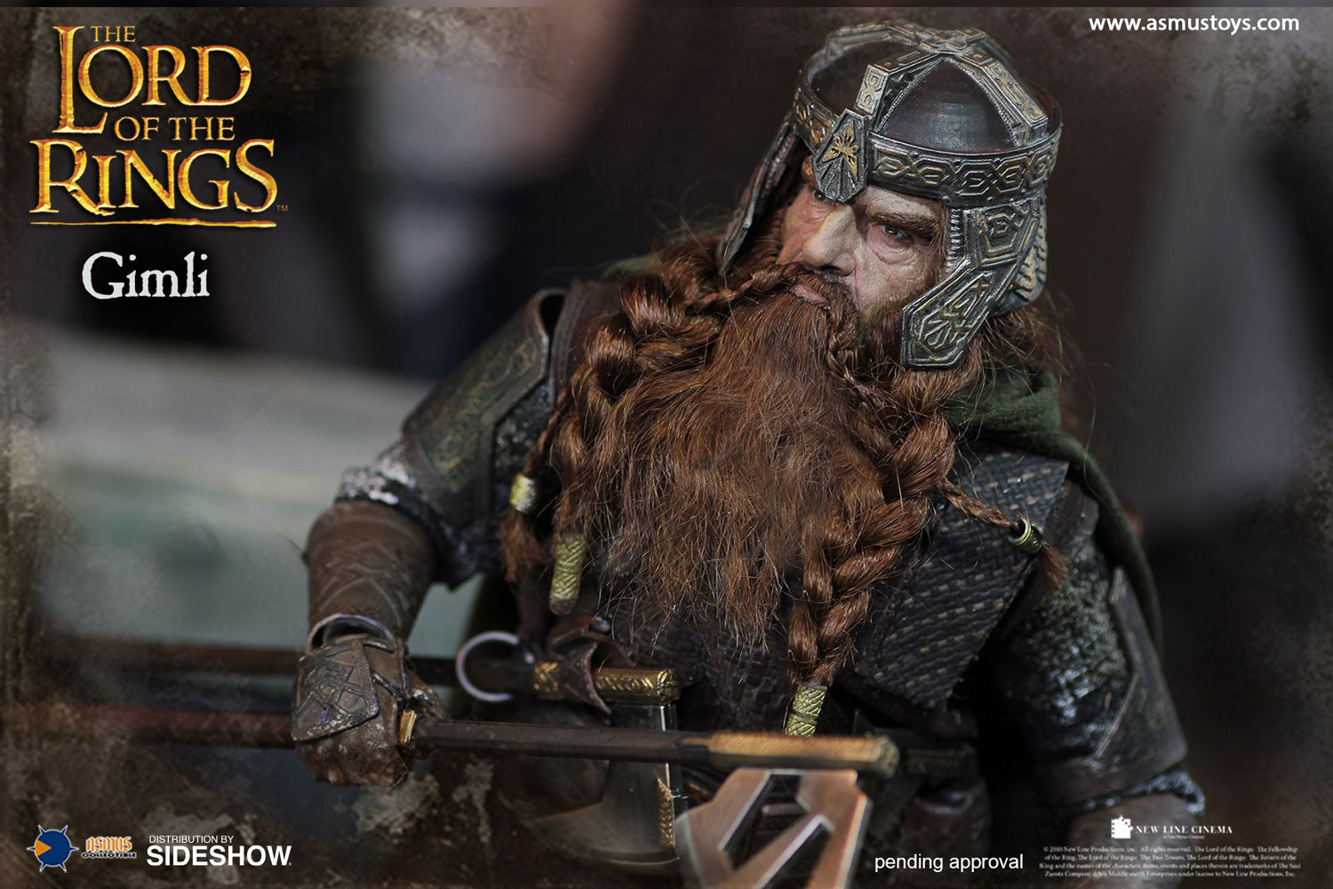 Asmus 1/6 The Lord of the Rings Series Gimli Sixth Scale Figure