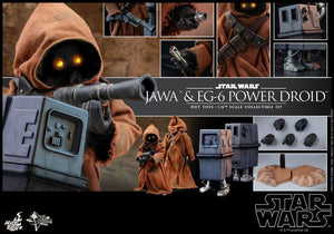 Hot Toys 1/6 Star Wars ANH Jawa & EG-6 Power Droid 1/6 Scale Collectible Figure Two-Pack MMS554 Action Figure 1