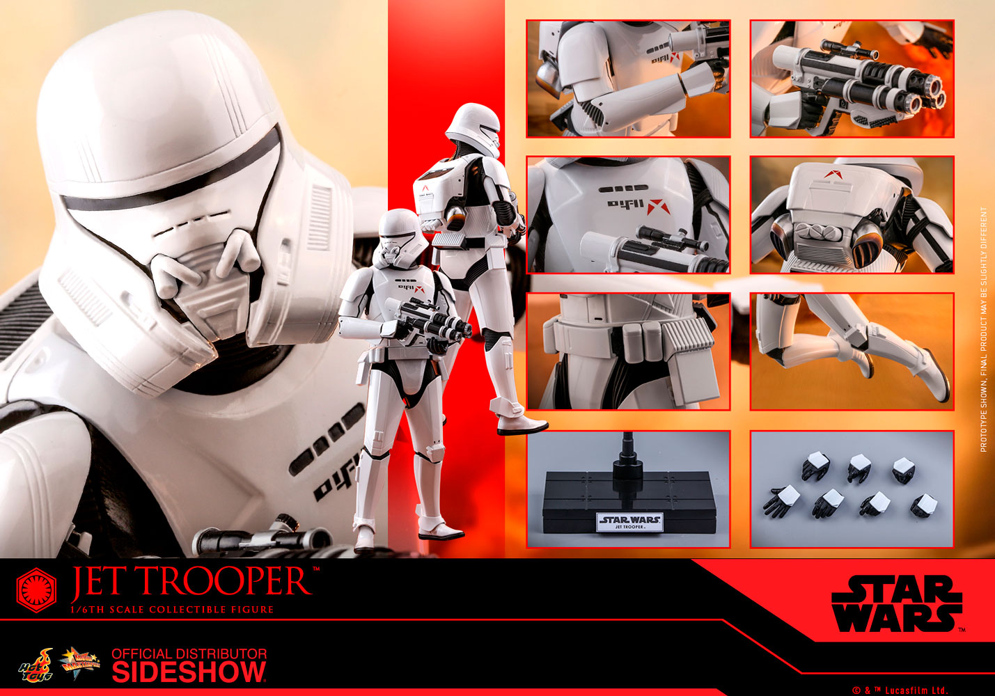 Hot Toys 1/6 Star Wars Episode IX The Rise of Skywalker Jet Trooper MMS561 Sixth Scale Figure