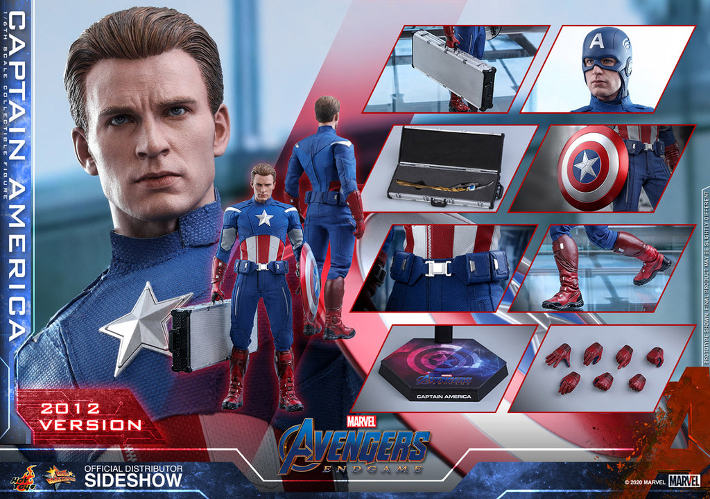 Hot Toys 1/6 Avengers: Endgame Captain America 2012 Ver. Sixth Scale Figure MMS563