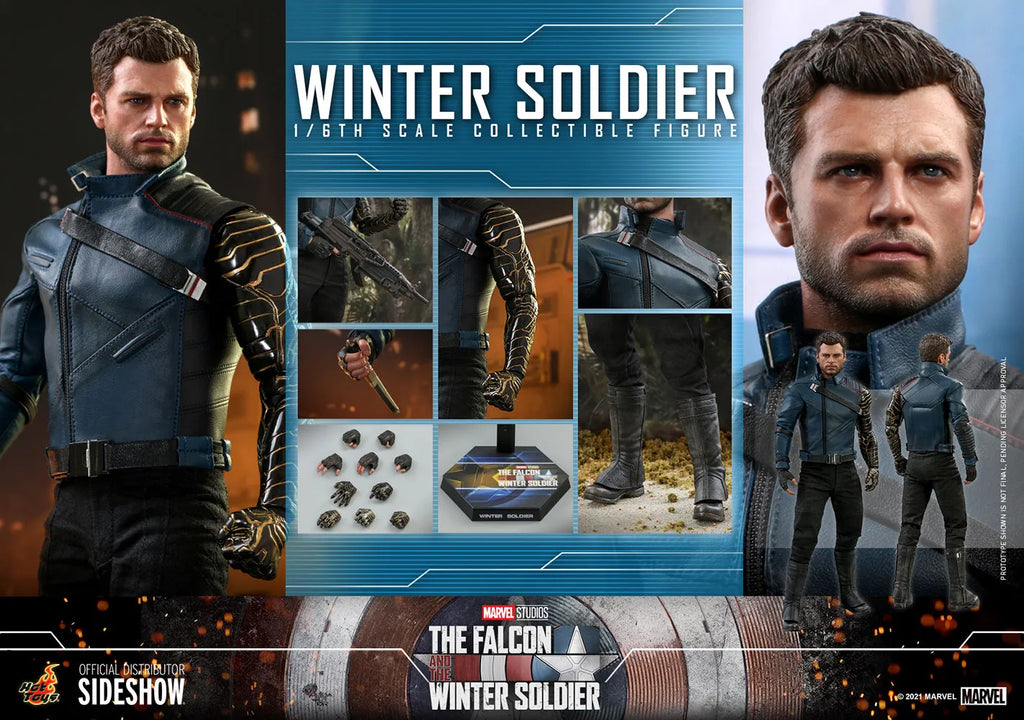 Hot Toys 1/6 Marvel The Falcon and The Winter Soldier Winter Soldier Sixth Scale Figure TMS039