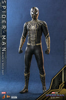 Hot Toys 1/6 Marvel Spider-Man Black & Gold Suit Sixth Scale Figure MMS604