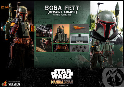 Hot Toys 1/6 Star Wars The Mandalorian 2 Boba Fett (Repaint Armor) Sixth Scale Figure TMS055