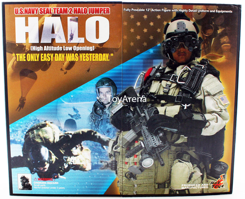 Hot Toys 1/6 Halo High Altitude Low Opening US Navy Seal Team 2 Halo Jumper Action Figure