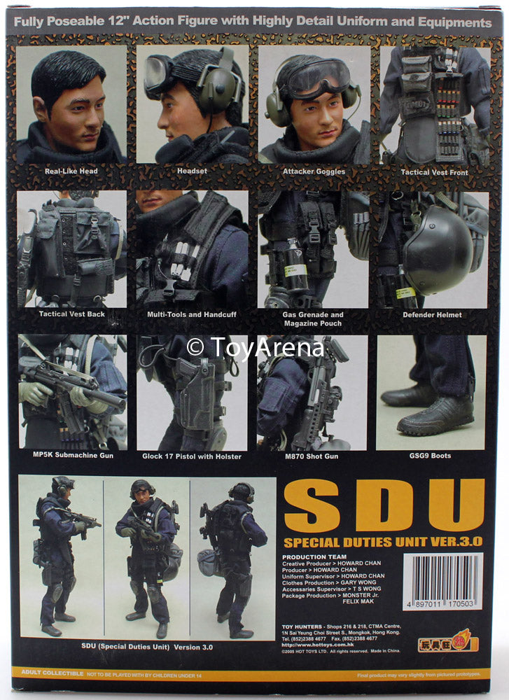 Hot Toys 1/6 Military SDU Special Duties Unit Ver 3.0 12-Inch Action Figure