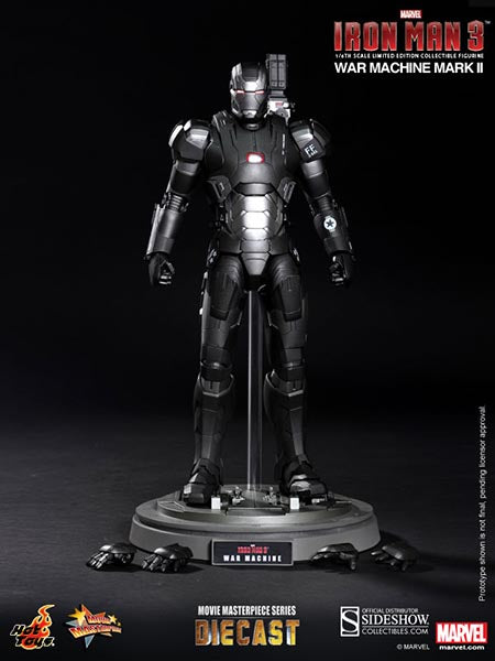 Hot Toys 1/6 Iron Man 3 War Machine Mark II Diecast Iron Man Sixth Scale Figure MMS198-D03