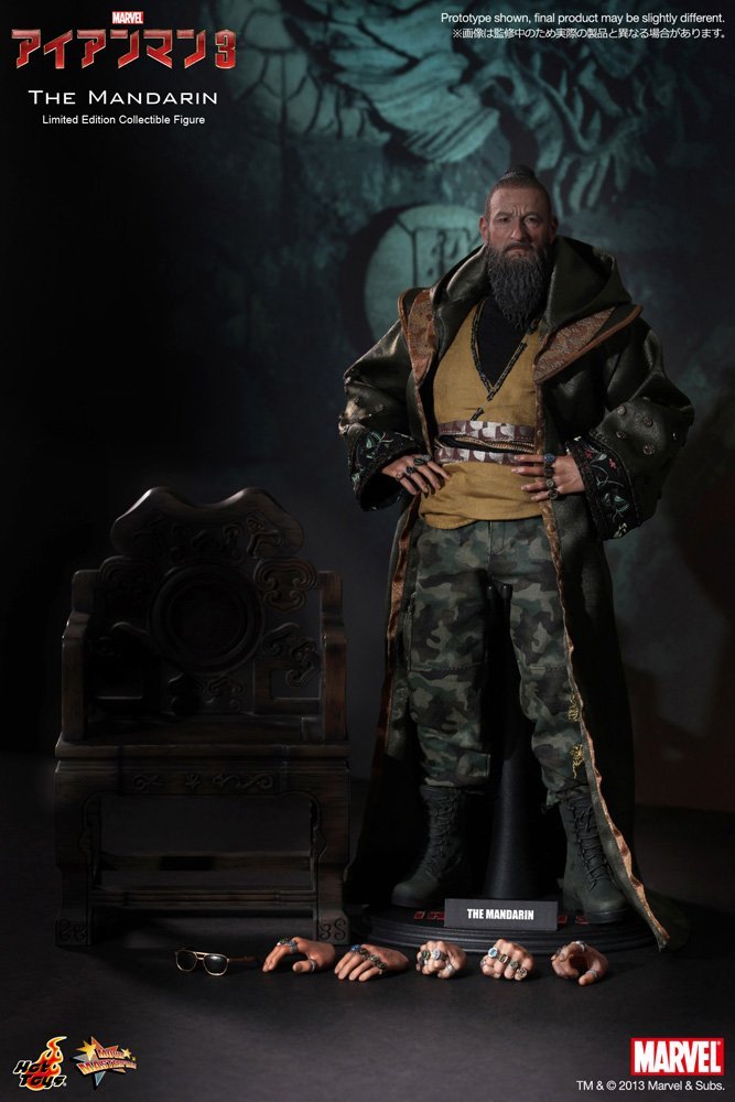 Hot Toys The Mandarin from Marvel Studios Iron Man 3 1/6 Scale Action Figure MMS211