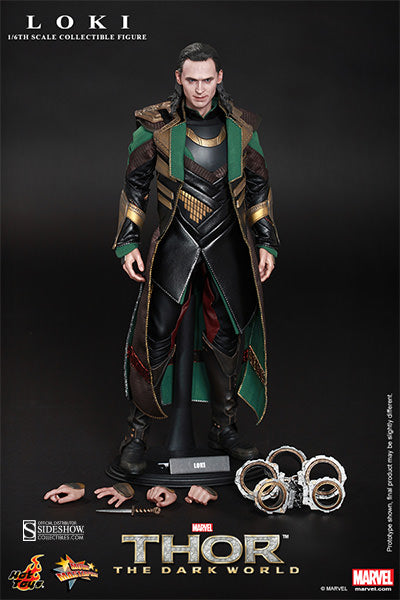 Hot Toys Loki Thor The Dark World 12 Inch 1/6 Scale Action Figure MMS231