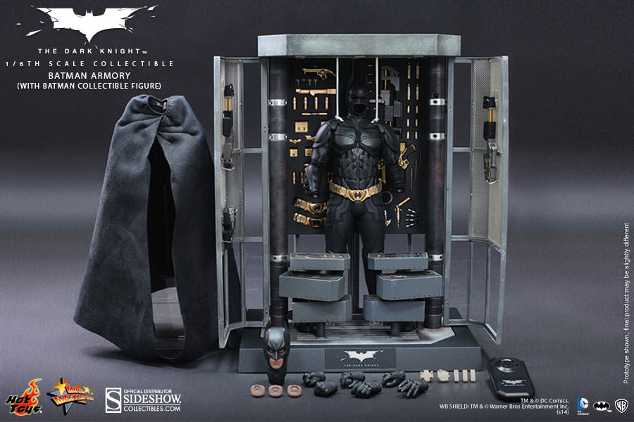 Hot Toys Batman Armory with Batman 12 Inch 1/6 Scale Action Figure MMS234