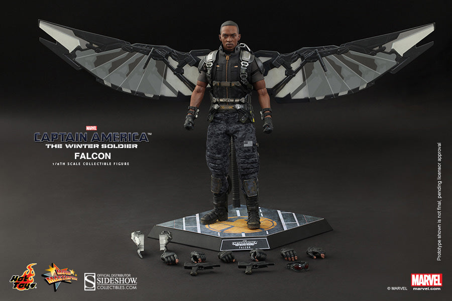 Hot Toys 1/6 Falcon Captain America The Winter Soldier Sixth Scale Figure MMS245