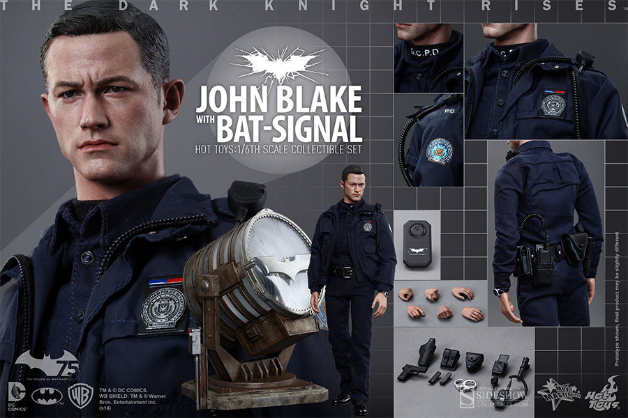 Hot Toys The Dark Knight Rises John Blake (Robin) with Bat-Signal 1/6 Scale Action Figure MMS274