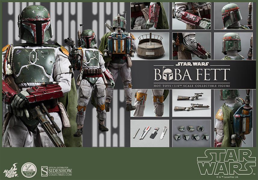 Hot Toys 1/4 Boba Fett Episode VI Return of the Jedi Quarter Scale Figure QS Series QS003