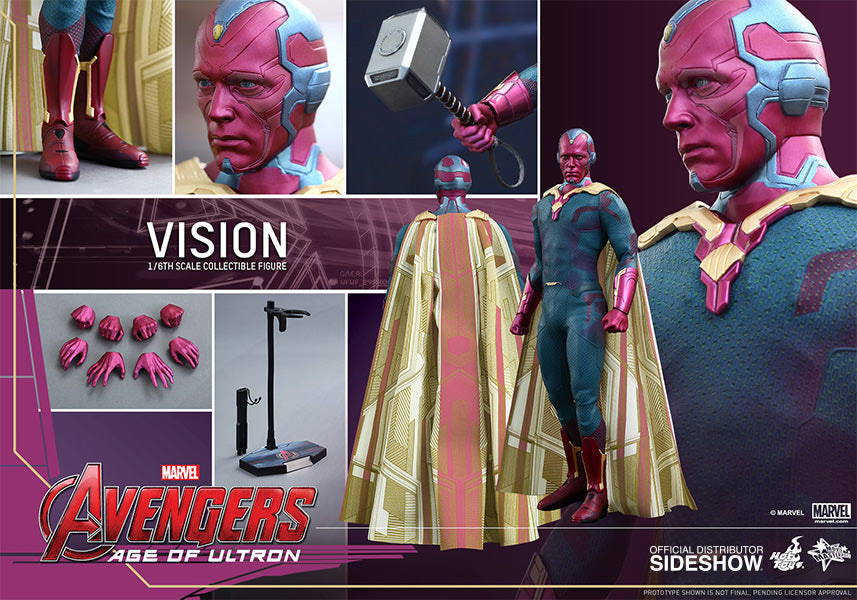 Hot Toys The Avengers Age of Ultron Vision MMS296 1/6 Scale Action Figure