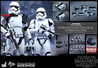 Hot Toys 1/6 First Order Stormtrooper Officer & Stormtrooper Set Star Wars Episode VII The Force Awakens MMS335 Sixth Scale Figures
