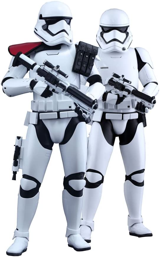 Hot Toys 1/6 First Order Stormtrooper Officer & Stormtrooper Set Star Wars Episode VII The Force Awakens MMS335 Sixth Scale Figures