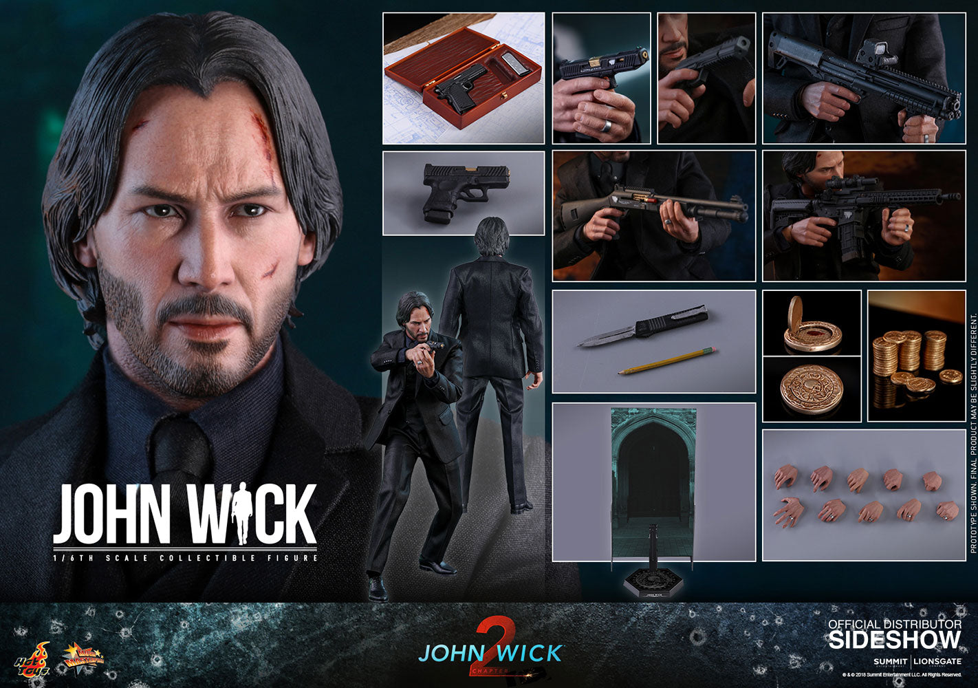 Hot Toys 1/6 John Wick: Chapter 2 Sixth Scale MMS504