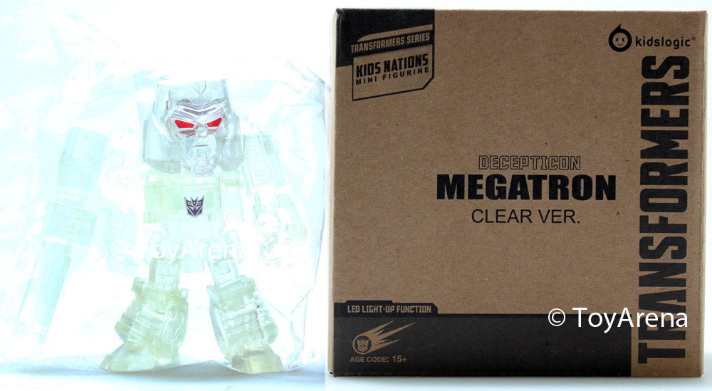 Kids Logic Transformers Mecha Nations MN-03 Clear Megatron 3" Action Figure